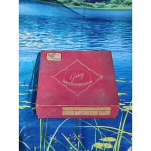 VINTAGE 1930s GARAY HAND CUT JIGSAW PUZZLE 'The Flower Girl' ~250 pcs with Box!